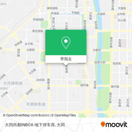大同尚都INBOX-地下停车库地图