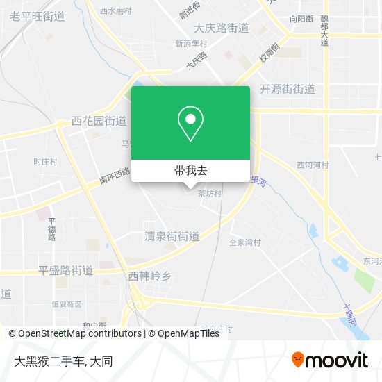 大黑猴二手车地图