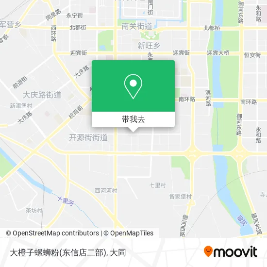 大橙子螺蛳粉(东信店二部)地图