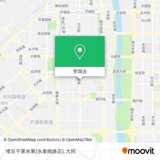 维豆干果水果(永泰南路店)地图