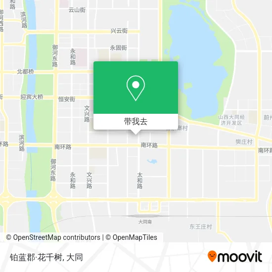 铂蓝郡·花千树地图