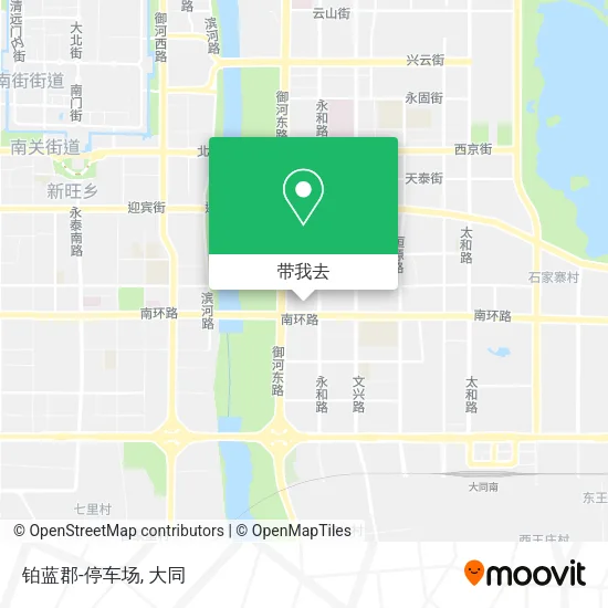 铂蓝郡-停车场地图