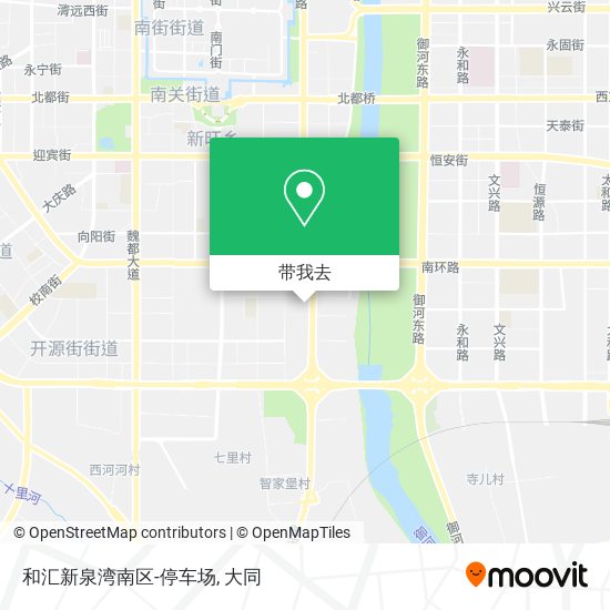 和汇新泉湾南区-停车场地图