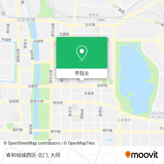 睿和锦城西区-北门地图