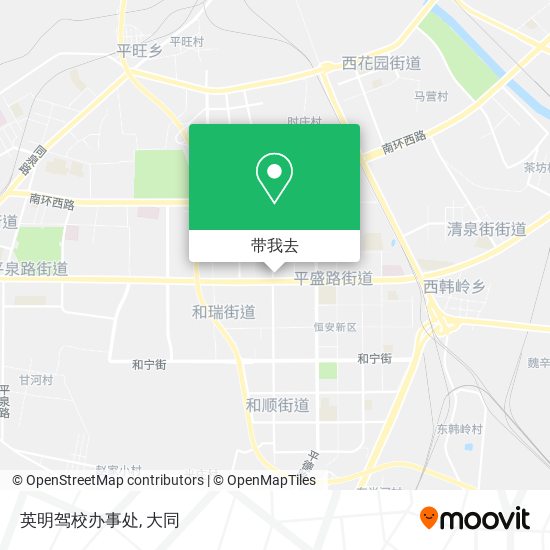 英明驾校办事处地图
