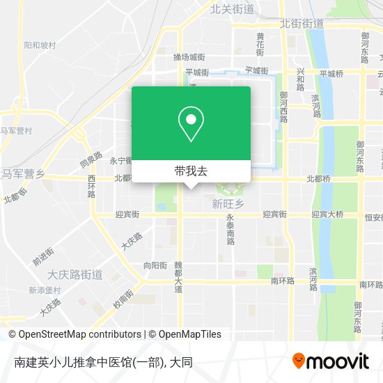 南建英小儿推拿中医馆(一部)地图