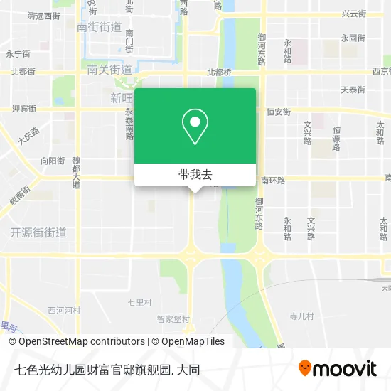 七色光幼儿园财富官邸旗舰园地图