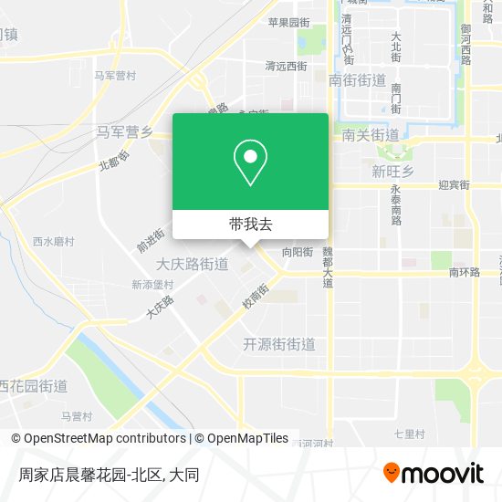 周家店晨馨花园-北区地图