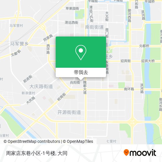 周家店东巷小区-1号楼地图