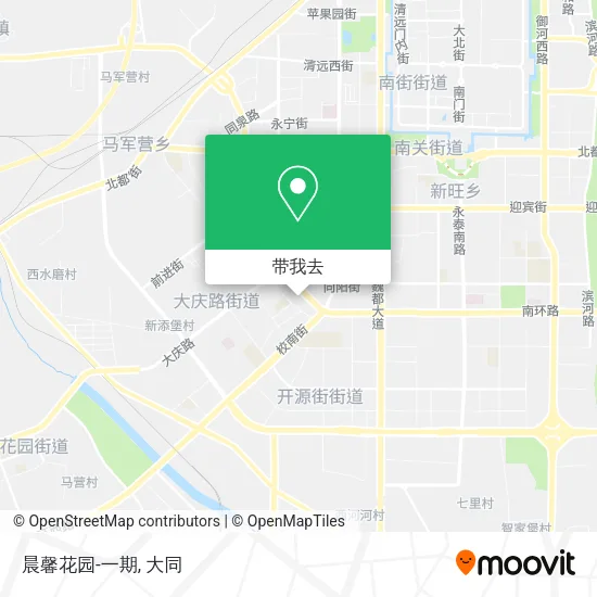 晨馨花园-一期地图
