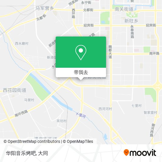 华阳音乐烤吧地图