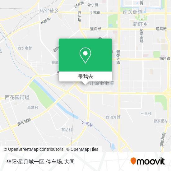 华阳·星月城一区-停车场地图