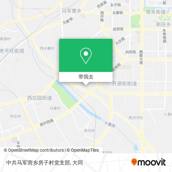 中共马军营乡房子村党支部地图
