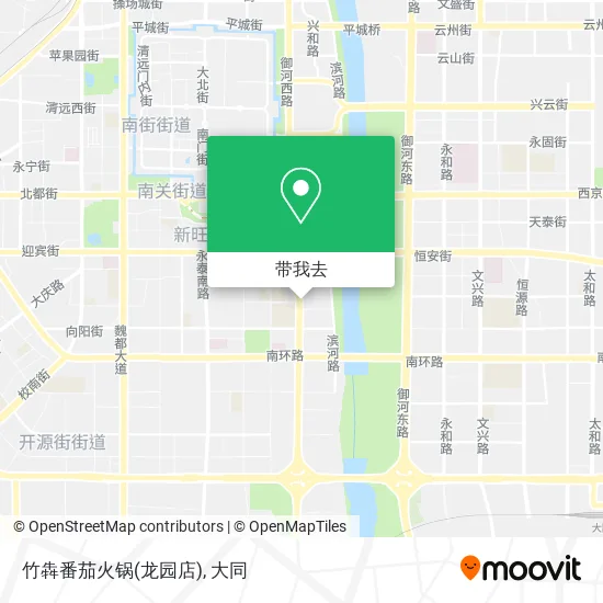 竹犇番茄火锅(龙园店)地图