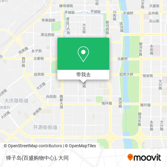 獐子岛(百盛购物中心)地图