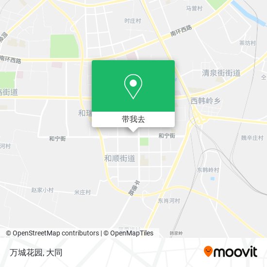 万城花园地图