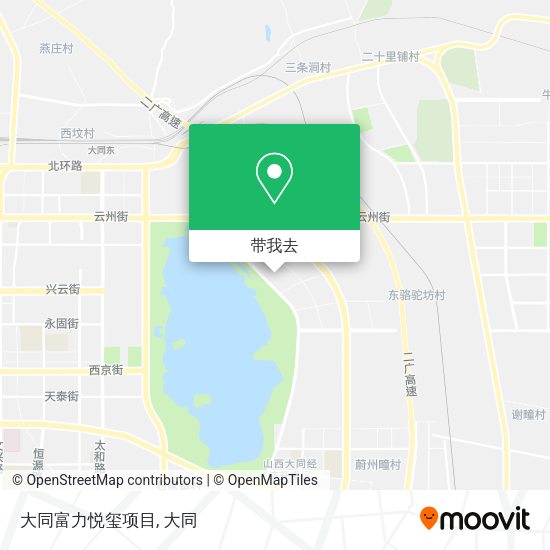 大同富力悦玺项目地图
