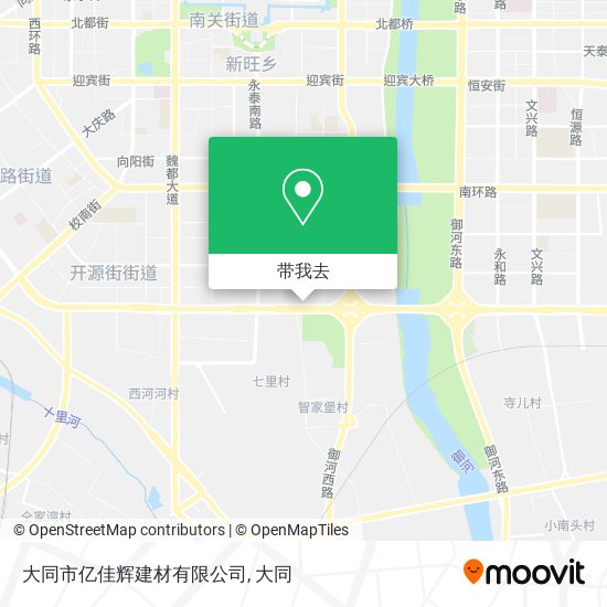 大同市亿佳辉建材有限公司地图