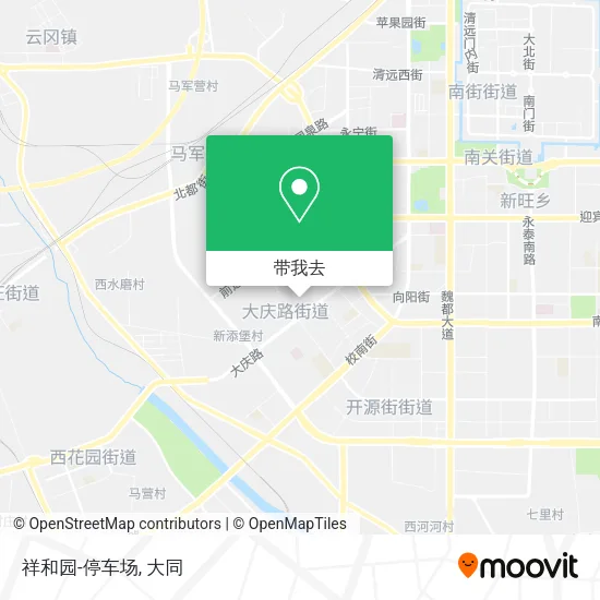 祥和园-停车场地图