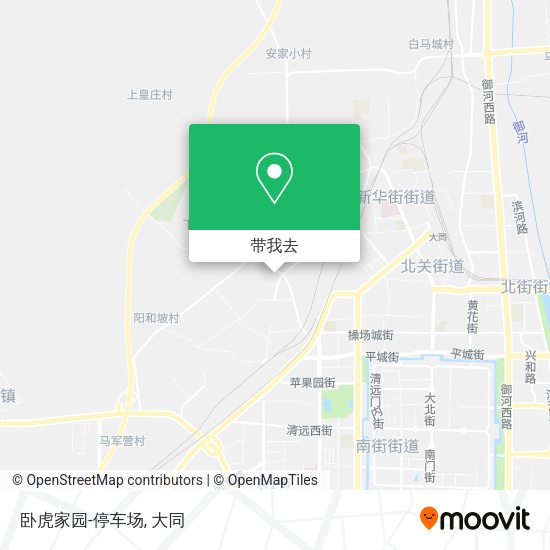 卧虎家园-停车场地图