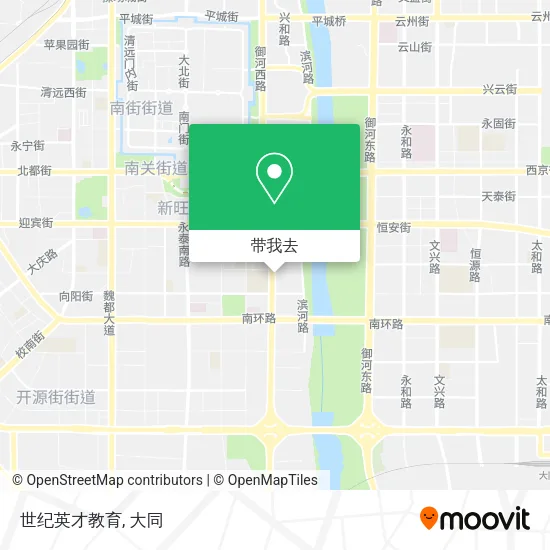 世纪英才教育地图