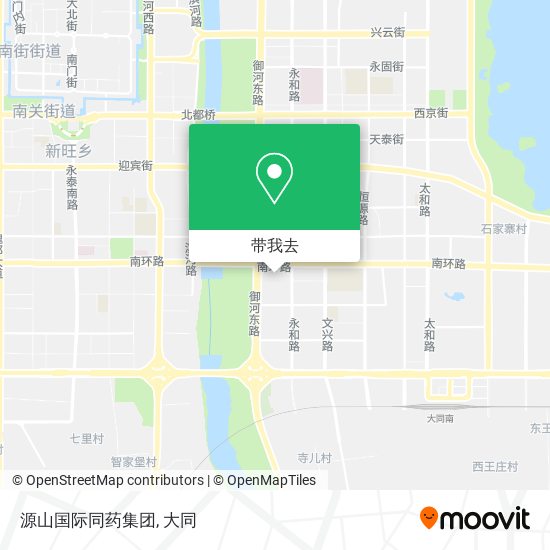 源山国际同药集团地图