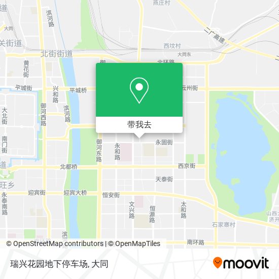 瑞兴花园地下停车场地图