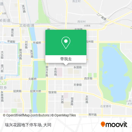 瑞兴花园地下停车场地图
