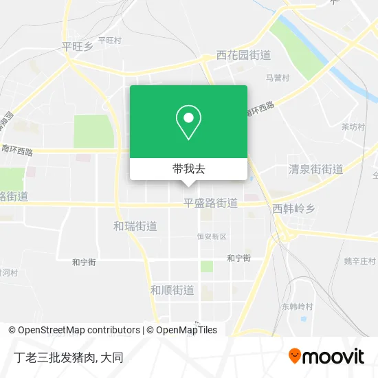 丁老三批发猪肉地图