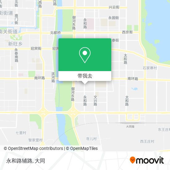 永和路辅路地图