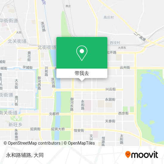 永和路辅路地图