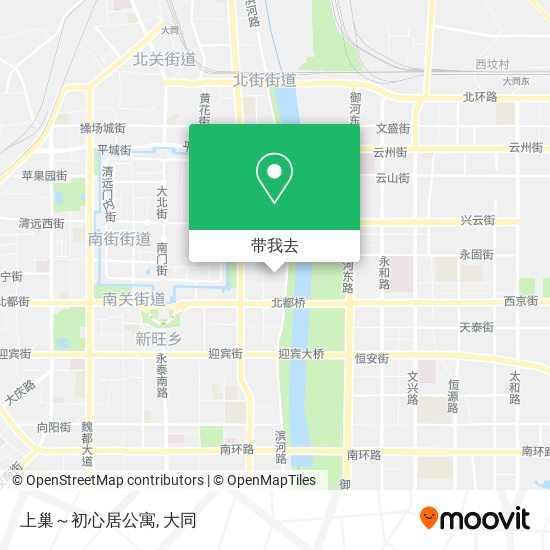 上巢～初心居公寓地图
