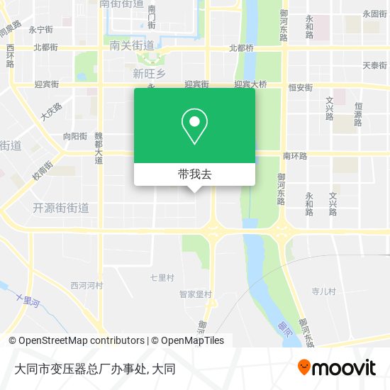 大同市变压器总厂办事处地图