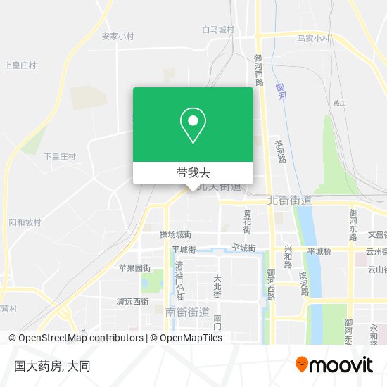 国大药房地图