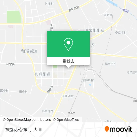 东益花苑-东门地图