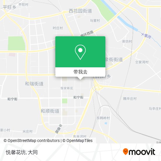悦馨花坊地图