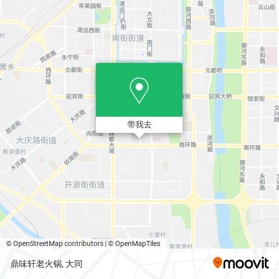 鼎味轩老火锅地图