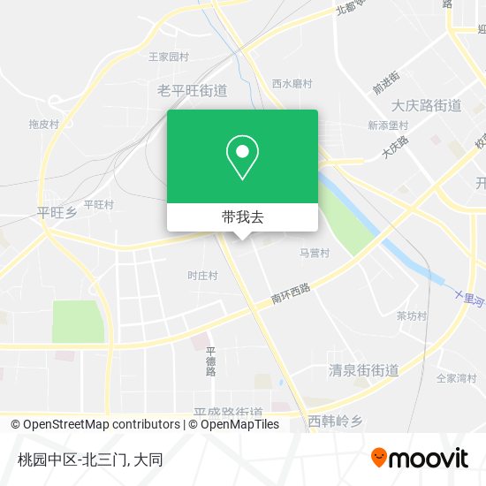桃园中区-北三门地图