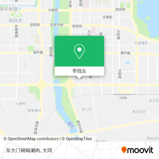 东大门铜锅涮肉地图