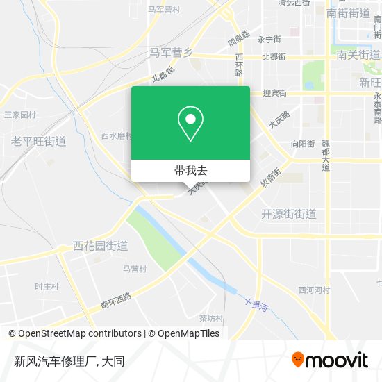 新风汽车修理厂地图