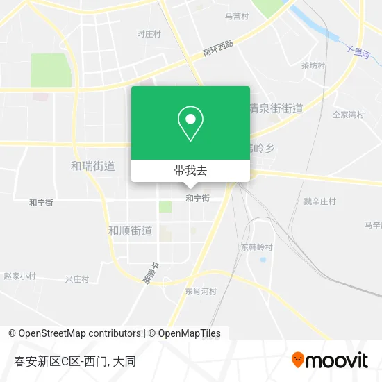春安新区C区-西门地图