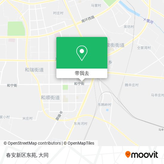 春安新区东苑地图