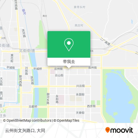 云州街文兴路口地图