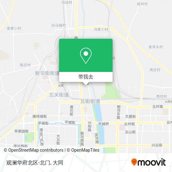 观澜华府北区-北门地图