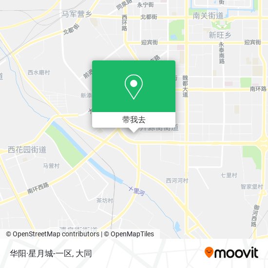 华阳·星月城-一区地图