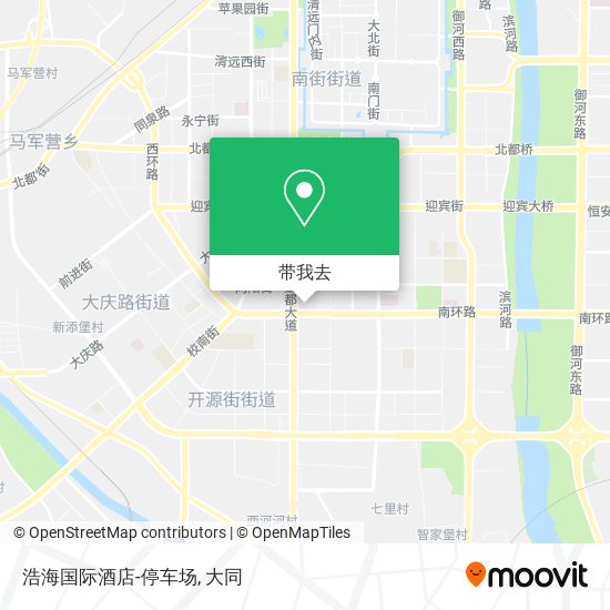 浩海国际酒店-停车场地图
