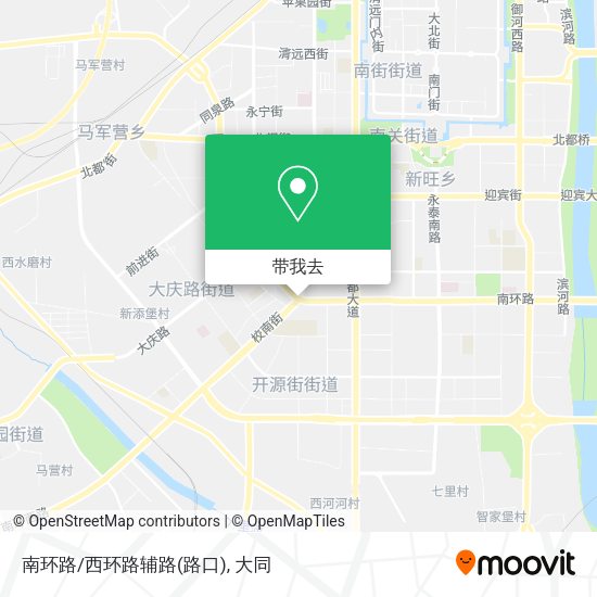 南环路/西环路辅路(路口)地图