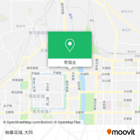 御馨花城地图
