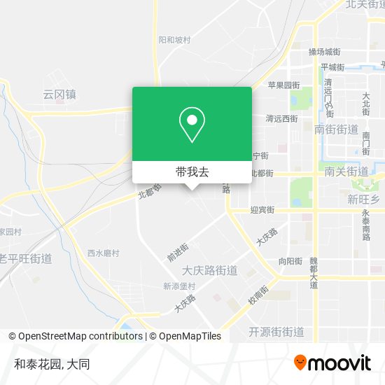 和泰花园地图