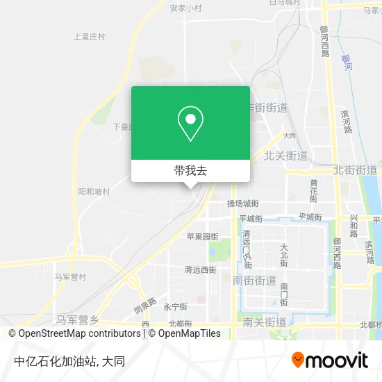中亿石化加油站地图